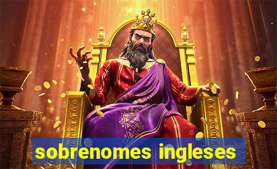 sobrenomes ingleses